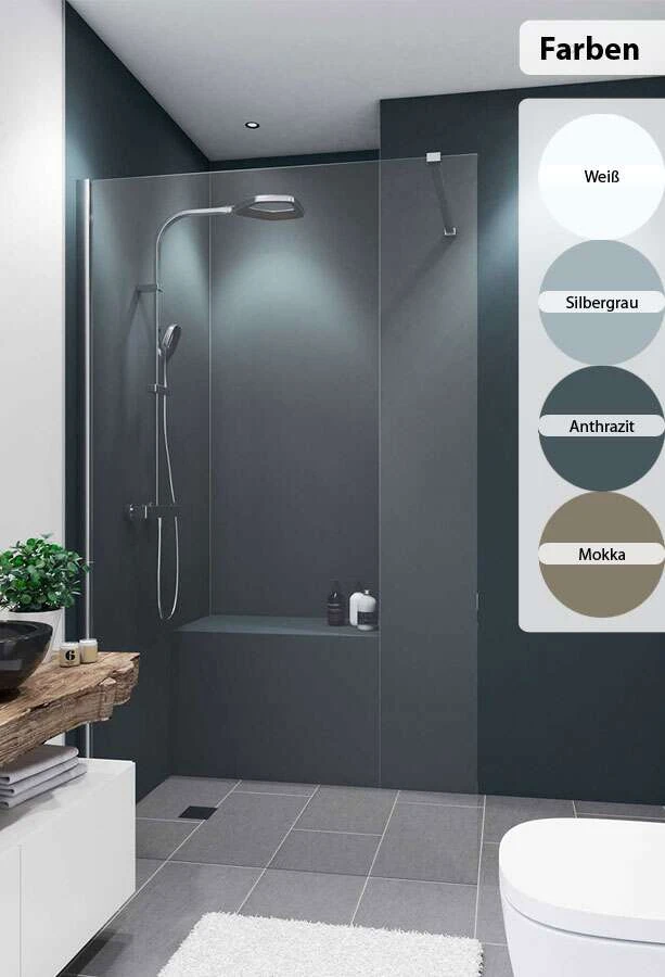 Breuer Duschrückwand In Farbe-Dekor 5 Breuer Duschrückwand In Farbe-Dekor – Bild 3