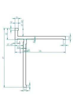 Breuer Eckprofil Außen Flächenbündig -Badmobel Verkauf 19855 2