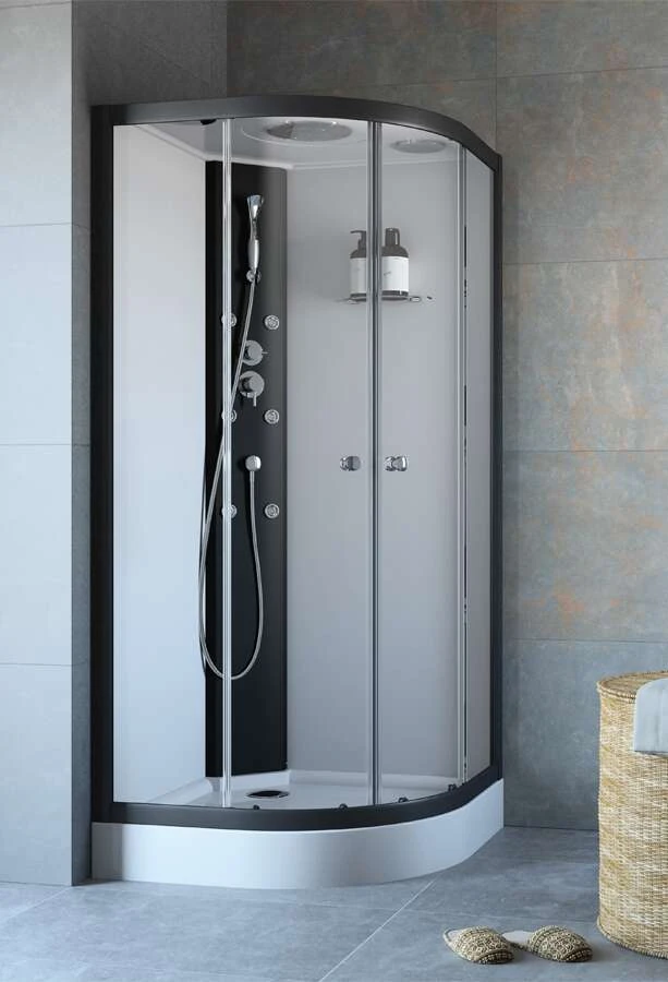 Maw By GEO Komplettdusche Fertigdusche FAST Runddusche 90 X 90 X 215 Cm 3 Maw By GEO Komplettdusche Fertigdusche FAST Runddusche 90 X 90 X 215 Cm