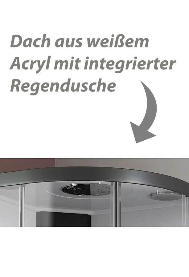 Maw By GEO Komplettdusche Fertigdusche FAST Runddusche 90 X 90 X 215 Cm 4 Maw By GEO Komplettdusche Fertigdusche FAST Runddusche 90 X 90 X 215 Cm – Bild 2