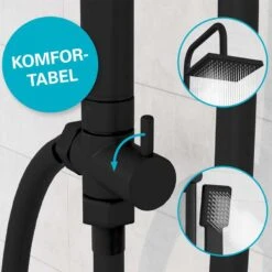 Eisl EASY ENERGY Überkopf-Brauseset, Schwarz Matt 15 Eisl EASY ENERGY Überkopf-Brauseset, Schwarz Matt -Badmobel Verkauf 20418 5