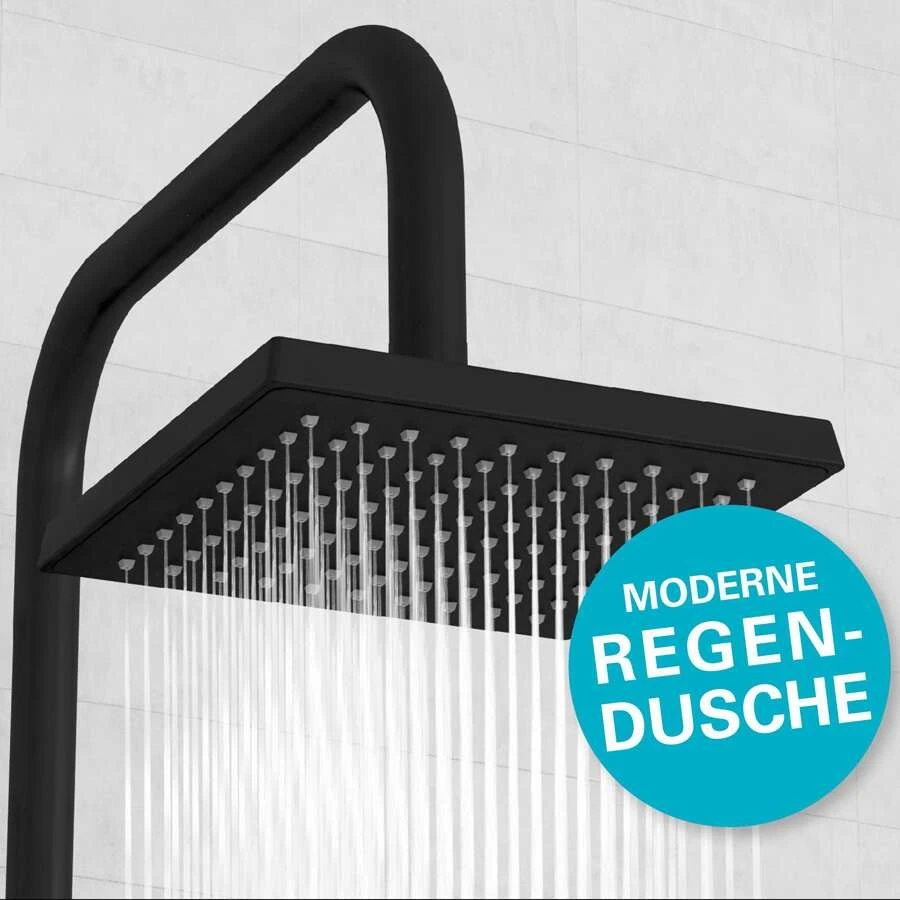 Eisl EASY ENERGY Überkopf-Brauseset, Schwarz Matt 9 Eisl EASY ENERGY Überkopf-Brauseset, Schwarz Matt – Bild 7