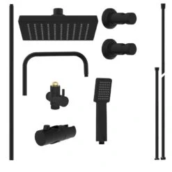 Eisl EASY ENERGY Überkopf-Brauseset, Schwarz Matt 17 Eisl EASY ENERGY Überkopf-Brauseset, Schwarz Matt -Badmobel Verkauf 20418 7