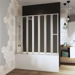 Breuer FARA 4 Faltwand 7-teilig Für Badewanne