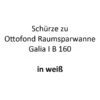 Ottofond Schürze Für Raumsparwanne Galia I B 160 Weiß