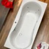 Ottofond Whirlpool Rechteckbadewanne Delphi 180 X 80