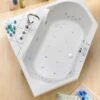 Ottofond Whirlpool Sechseckbadewanne Corsica 200 X 100 2 Ottofond Whirlpool Sechseckbadewanne Corsica 200 X 100 -Badmobel Verkauf 2534 0