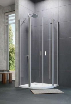 Hüppe Design Pure Runddusche 2-flügelig Viertelkreis