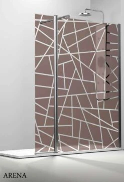 Profiltek Dekordusche Duschwand 6 Mm Rayas Serie Arcoiris Plus -Badmobel Verkauf 3501 2