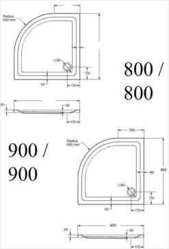 Ottofond Duschwanne Denia Rund, Radius 550 Mit Träger 5 Ottofond Duschwanne Denia Rund, Radius 550 Mit Träger -Badmobel Verkauf 3562 1