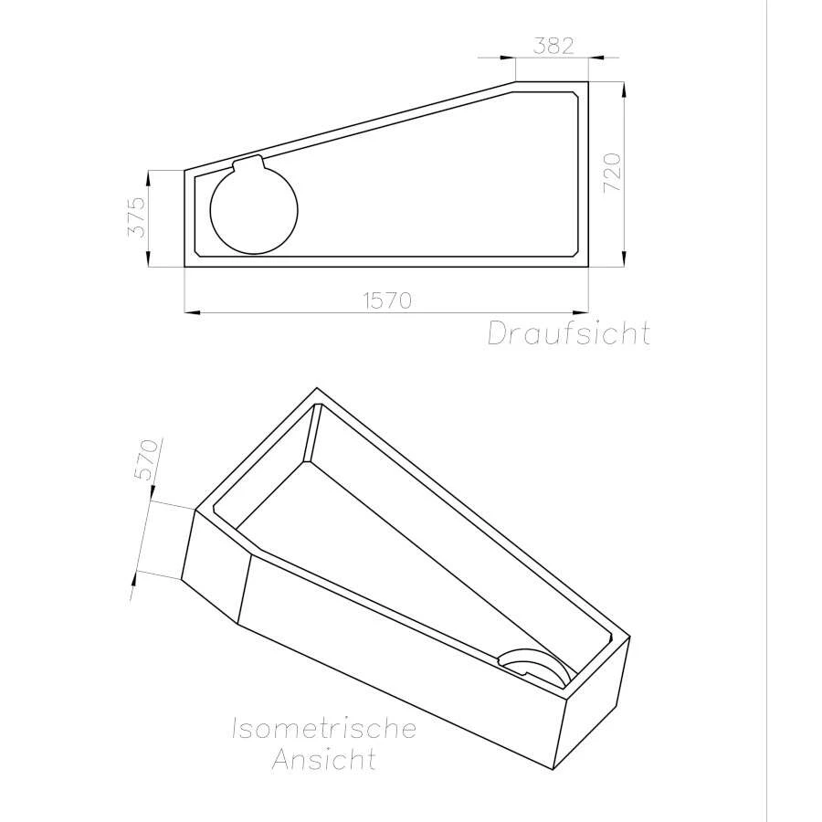 Ottofond Wannenträger Für Badewanne Bahia B 4 Ottofond Wannenträger Für Badewanne Bahia B – Bild 2