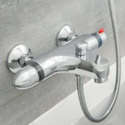 Schütte Wannenfüll-Thermostat Supra Verchromt -Badmobel Verkauf 4241 1