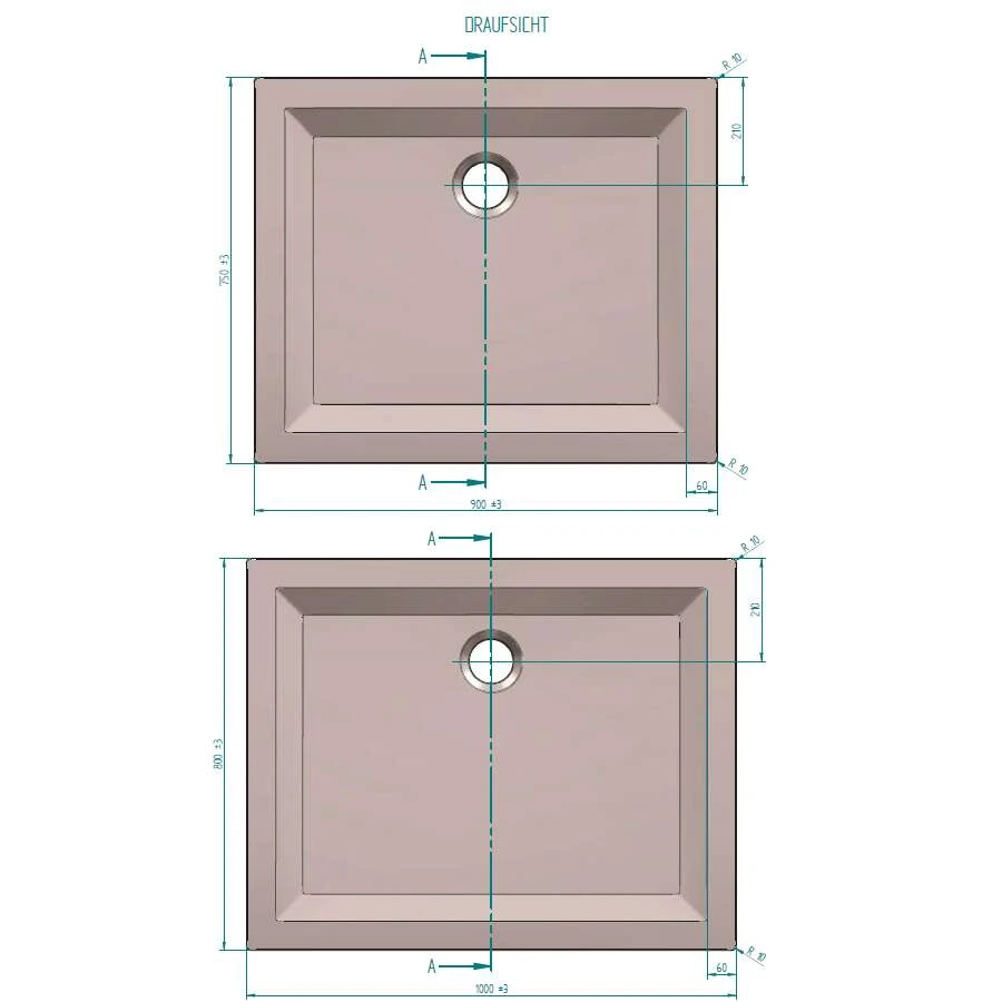 Breuer Duschwanne NOA Flat Line Design Rechteck 4 Breuer Duschwanne NOA Flat Line Design Rechteck – Bild 2