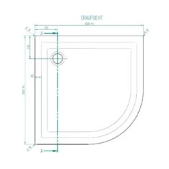 Breuer Duschwanne NOA Flat Line Design Viertelkreis 550 10 Breuer Duschwanne NOA Flat Line Design Viertelkreis 550 -Badmobel Verkauf 4846 3