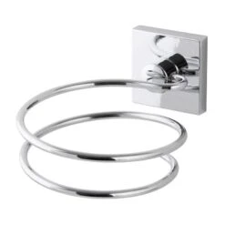 Fackelmann Mare Haartrockner-Halter Chrom Glänzend