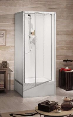 Roth Komplettdusche Exklusiv Flügeltür Für Boiler Und Pumpe 80x80