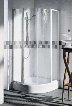 Kermi Nova 2000 Runddusche Mit Pendeltür An Festteil