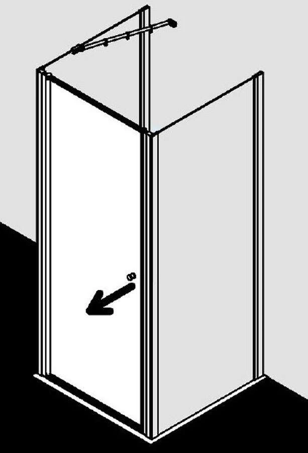 Kermi Ibiza 2000 U-Kabine Mit Drehtür 5 Kermi Ibiza 2000 U-Kabine Mit Drehtür – Bild 3