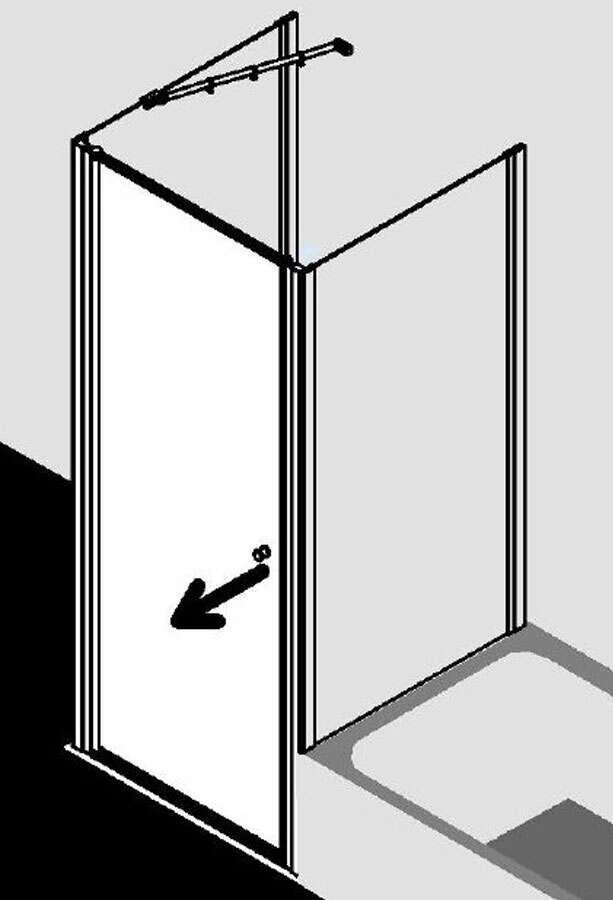 Kermi Ibiza 2000 U-Kabine Mit Drehtür 6 Kermi Ibiza 2000 U-Kabine Mit Drehtür – Bild 4