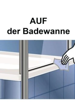 Kermi Raya Pendeltür An Festteil F. Nische Od. SW Kurz -Badmobel Verkauf 7018 7