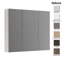 Dansani Delta Spiegelschrank Mit Lichtregler 3T 100 Cm
