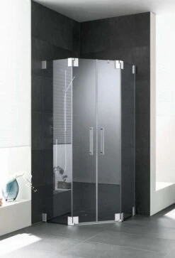 Kermi Pasa Fünfeckdusche Mit Pendeltür