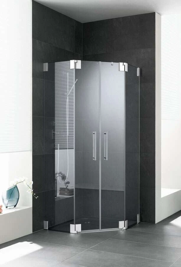 Kermi Pasa Fünfeckdusche Mit Pendeltür 3 Kermi Pasa Fünfeckdusche Mit Pendeltür