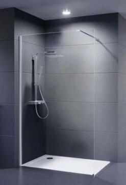 Dusar Walk In Palladium Neo 8 Mm Duschwand 120x200 Cm Nano-Clean-Beschichtung