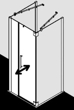 Kermi Pasa XP U-Kabine Mit Pendeltür 1-flg Mit Festteil 9 Kermi Pasa XP U-Kabine Mit Pendeltür 1-flg Mit Festteil -Badmobel Verkauf 7872 1