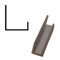 Duscholux PanElle Abschlussprofil 6 Mm Glänzend