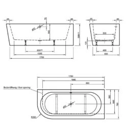 Duschmeister Eckbadewanne Oslo Corner Links -Badmobel Verkauf 8564 2
