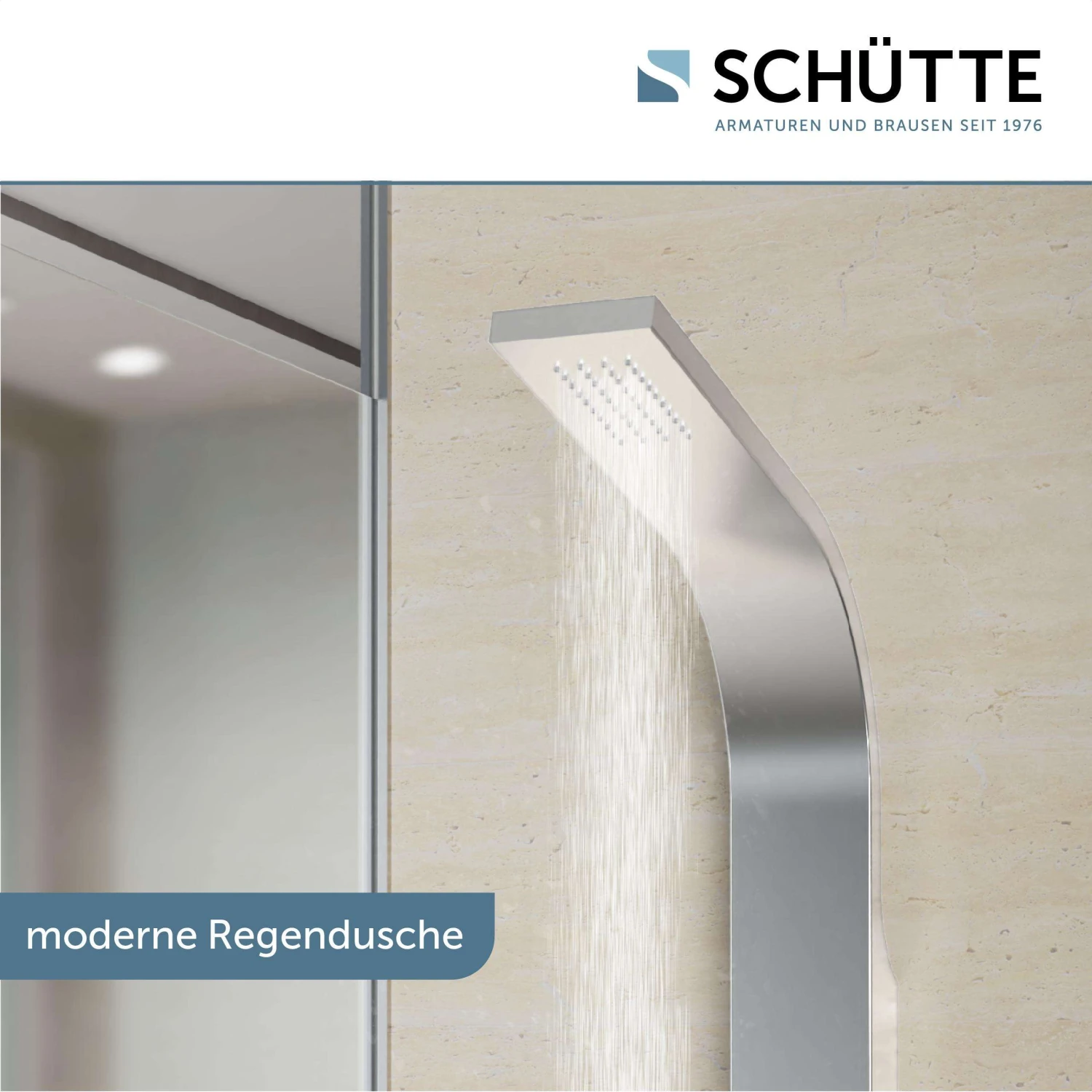 Schütte Überkopfset Kopf- Und Handbrause Sansibar 5 Schütte Überkopfset Kopf- Und Handbrause Sansibar – Bild 3