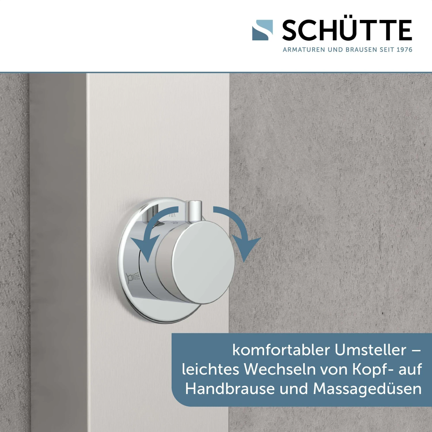 Schütte Überkopfset Kopf- Und Handbrause Sansibar 8 Schütte Überkopfset Kopf- Und Handbrause Sansibar – Bild 6