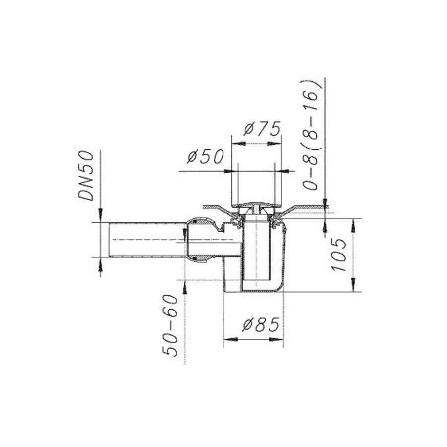Schulte Duschwanne F Classic Für Radius 550 Mm 7 Schulte Duschwanne F Classic Für Radius 550 Mm – Bild 5