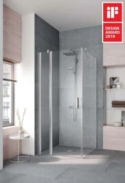 Kermi Pega Drehtür Mit Festfeld Für Seitenwand TWO