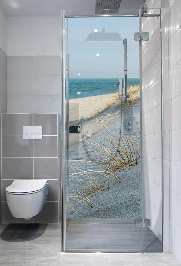 Duschmeister Duschrückwand Badrückwand Folie Motiv Strandhafer 4 Duschmeister Duschrückwand Badrückwand Folie Motiv Strandhafer – Bild 2
