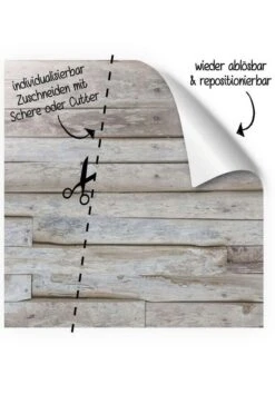 Duschmeister Duschrückwand Badrückwand Folie Motiv Betonplatten Grau Hell -Badmobel Verkauf 9759 4