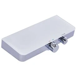 Schütte Thermostat-Duscharmatur Ocean Mit Glasablage In Weiß