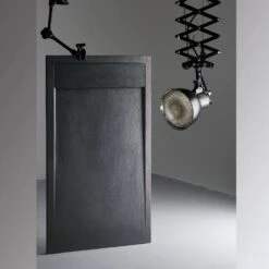 Doccia Canto Duschwanne Mineralguss Stein Rechteckig XXL Flach